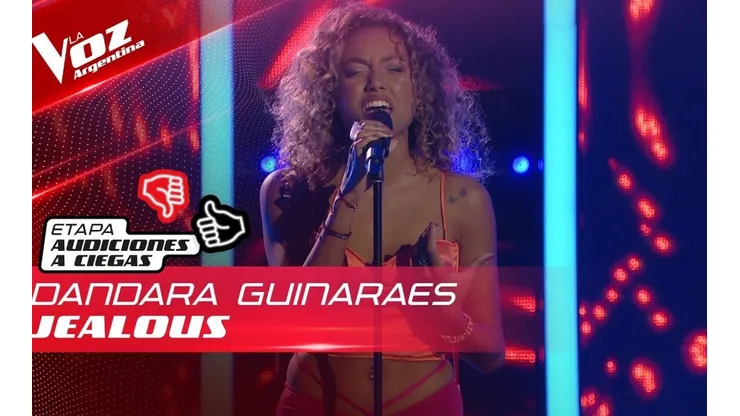 Dandara Guinaraes, participante de La Voz Argentina 2022.