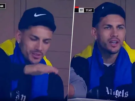 VIDEO | Como un hincha más, Paredes cantó al ritmo de "La 12" en La Bombonera