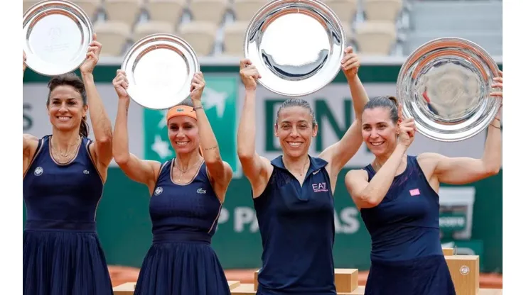 Sabatini, Dulko, Schiavone y Pennetta, final femenina del Torneo de Leyendas