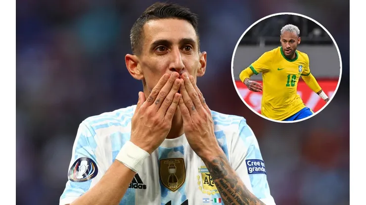 Di María le respondió a Neymar por el picante comentario contra Argentina