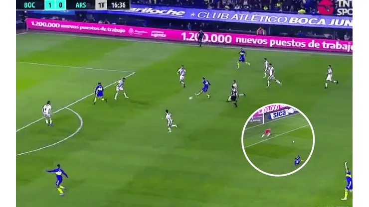 VIDEO | A pura gambeta y no-look incluido, Zeballos brilló para asistir a Villa en el segundo gol de Boca