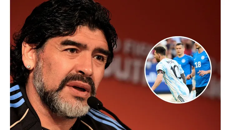 Emotivo: el tremendo homenaje que le hicieron a Maradona en la goleada de la Selección