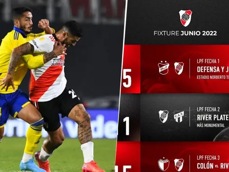 River publicó un tuit con sus partidos en junio, pero los hinchas de Boca no paran de burlarse