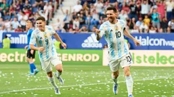 Histórico: con cinco de Messi, Argentina goleó a Estonia y se floreó en Pamplona