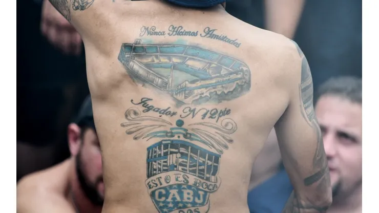 Un exBoca tuvo que aclarar que no tenía un tatuaje con el escudo del club: "Manga de tira mier..."