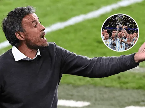A lo Mbappé: la polémica frase de Luis Enrique sobre la consagración argentina en la Finalissima