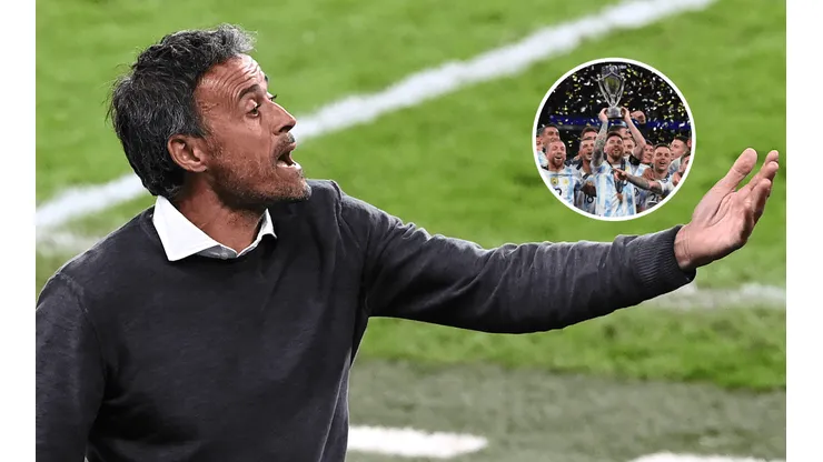 A lo Mbappé: la polémica frase de Luis Enrique sobre la consagración argentina en la Finalissima