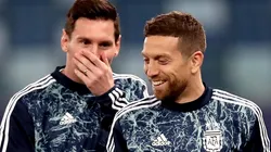 Papu Gómez y un fenomenal posteo para Messi.