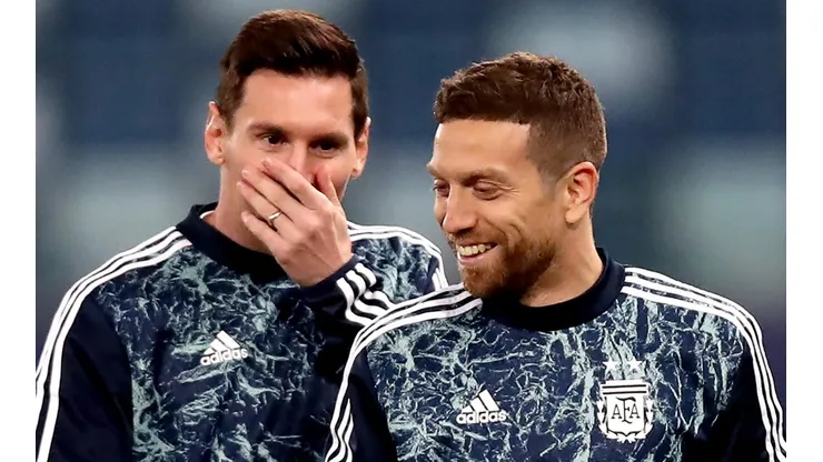 Papu Gómez y un fenomenal posteo para Messi.