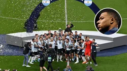 Mientras Argentina salía campeón de la Finalissima, los hinchas se acordaron de Mbappé