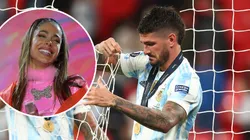 VIDEO | El especial saludo de De Paul a Tini desde Wembley