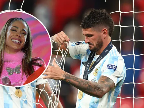 VIDEO | El especial saludo de De Paul a Tini desde Wembley