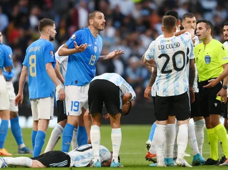 VIDEO | El codazo de Bonucci sobre Messi que ¿debió ser expulsión?