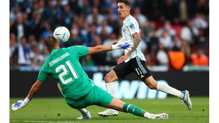 VIDEO | Como en el Maracaná: en una nueva final, Di María la picó y convirtió en gol una jugada memorable