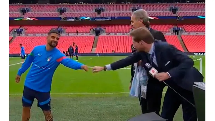 La desopilante traducción de Vignolo en la charla con Insigne por el tatuaje de Maradona