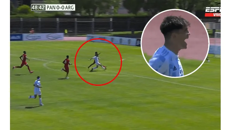 Garnacho y un golazo para la sub-20.