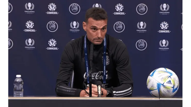 Scaloni y un anticipo de la lista.