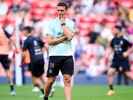 El XI que perfila Scaloni para disputar la Finalissima contra Italia