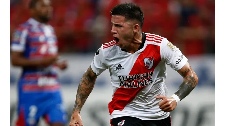 Enzo Fernández, el jugador revelación de River en este 2022 (Foto: Getty).