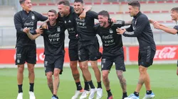 La Selección se entrena con gran clima en Bilbao (Foto: Prensa AFA).