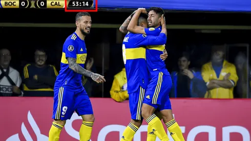 El gol de Varela, clave para Boca.