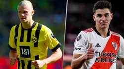 ¿Qué dirá Julián Álvarez? Haaland apareció otra vez con la camiseta de Boca