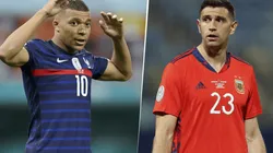 Dibu salió a contestarle a Mbappé.