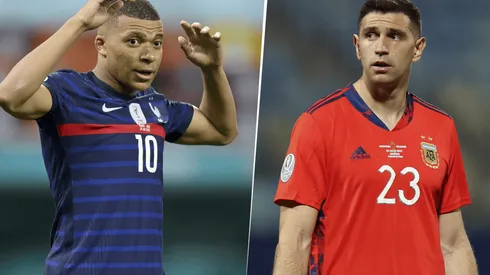 Dibu salió a contestarle a Mbappé.