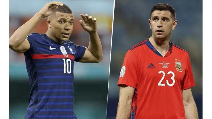 Dibu salió a contestarle a Mbappé.