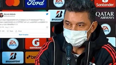 Gallardo y una frase que supo usar en 2013.