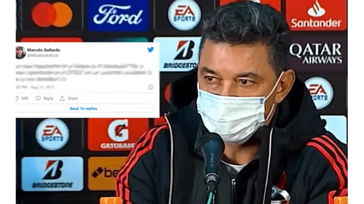 Gallardo y una frase que supo usar en 2013.