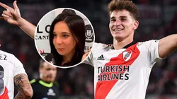 ¿Volvió la magia? El tuit de Luciana Milessi después de la actuación histórica de Julián Álvarez