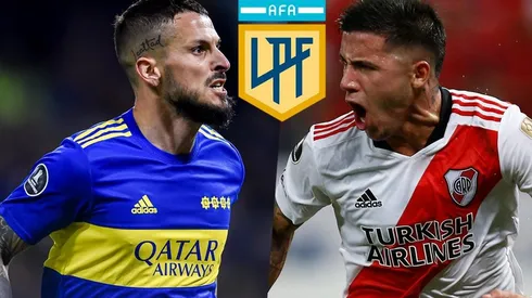 Boca vs. River en la Liga Profesional 2022.