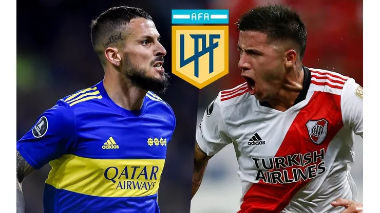 Boca vs. River en la Liga Profesional 2022.
