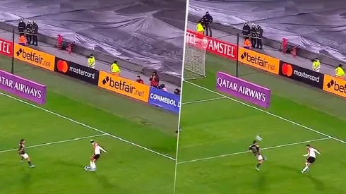 VIDEO | De la galera: Mammana volvió loco al Monumental con una rabona de lujo