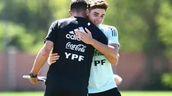 La Selección Argentina se prepara para la Finalissima ante Italia