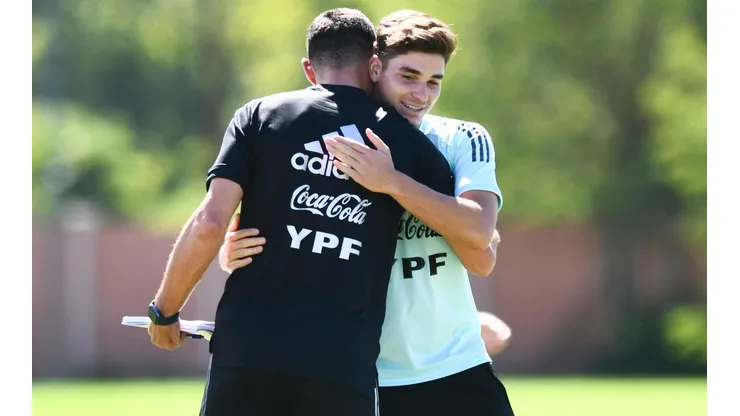 La Selección Argentina se prepara para la Finalissima ante Italia
