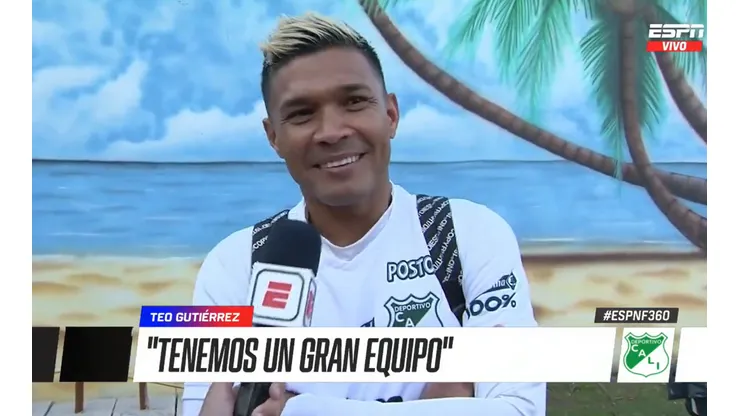Teo y un mensaje para los hinchas de River.