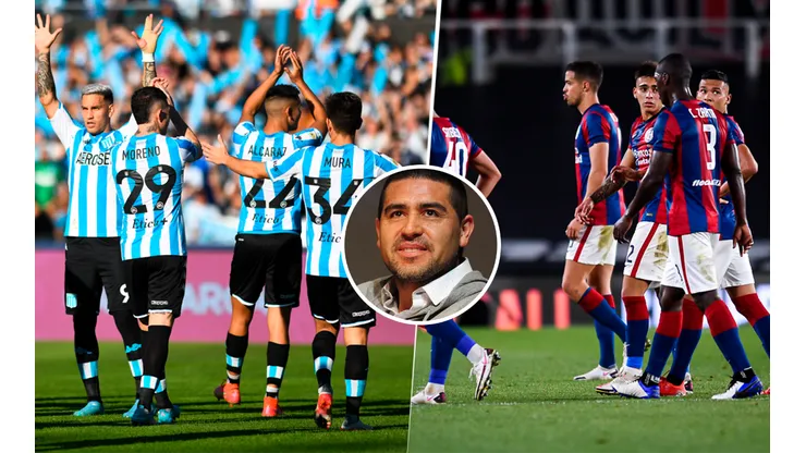 La chicana de Riquelme para Racing y San Lorenzo: "Estaba como un nene"