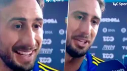 VIDEO | La reacción de Izquierdoz cuando le preguntaron por su retiro: "La c.... de tu hermana"