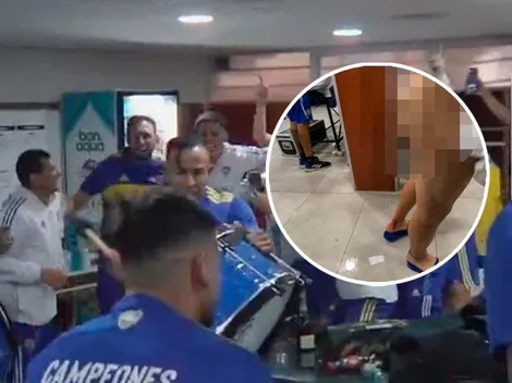 Al desnudo: el insólito descuido de un jugador de Boca en el vestuario