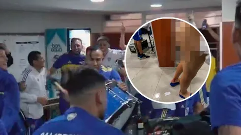 Al desnudo: el insólito descuido de un jugador de Boca en el vestuario