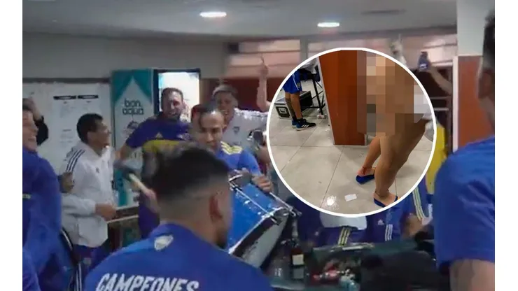 Al desnudo: el insólito descuido de un jugador de Boca en el vestuario