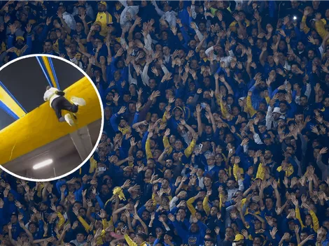 VIDEO | Nadie puede creer lo que hizo este hincha de Boca en pleno duelo ante Corinthians