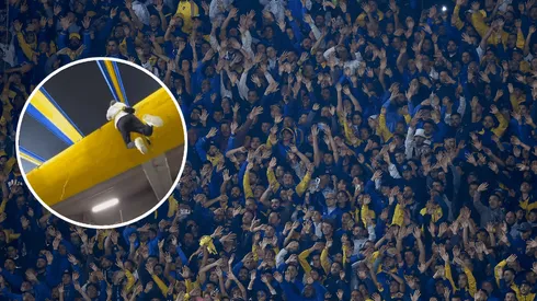 VIDEO | Nadie puede creer lo que hizo este hincha de Boca en pleno duelo ante Corinthians