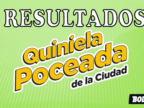 Quiniela Poceada de la Ciudad | Resultados y números ganadores Lotería