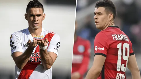 Borré y un guiño a River antes de la final.