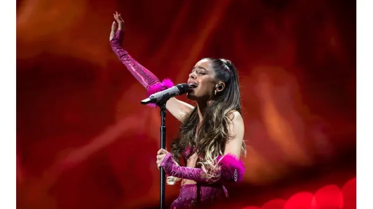 Tini se prepara para sus shows en el Hipódromo de Palermo.
