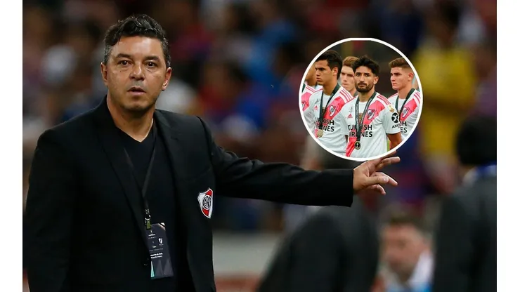 Gallardo preocupado por la lesión de otro jugador de River.