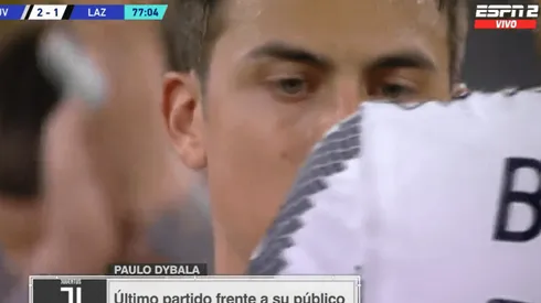 VIDEO | El llanto de Dybala en su último partido con la Juventus